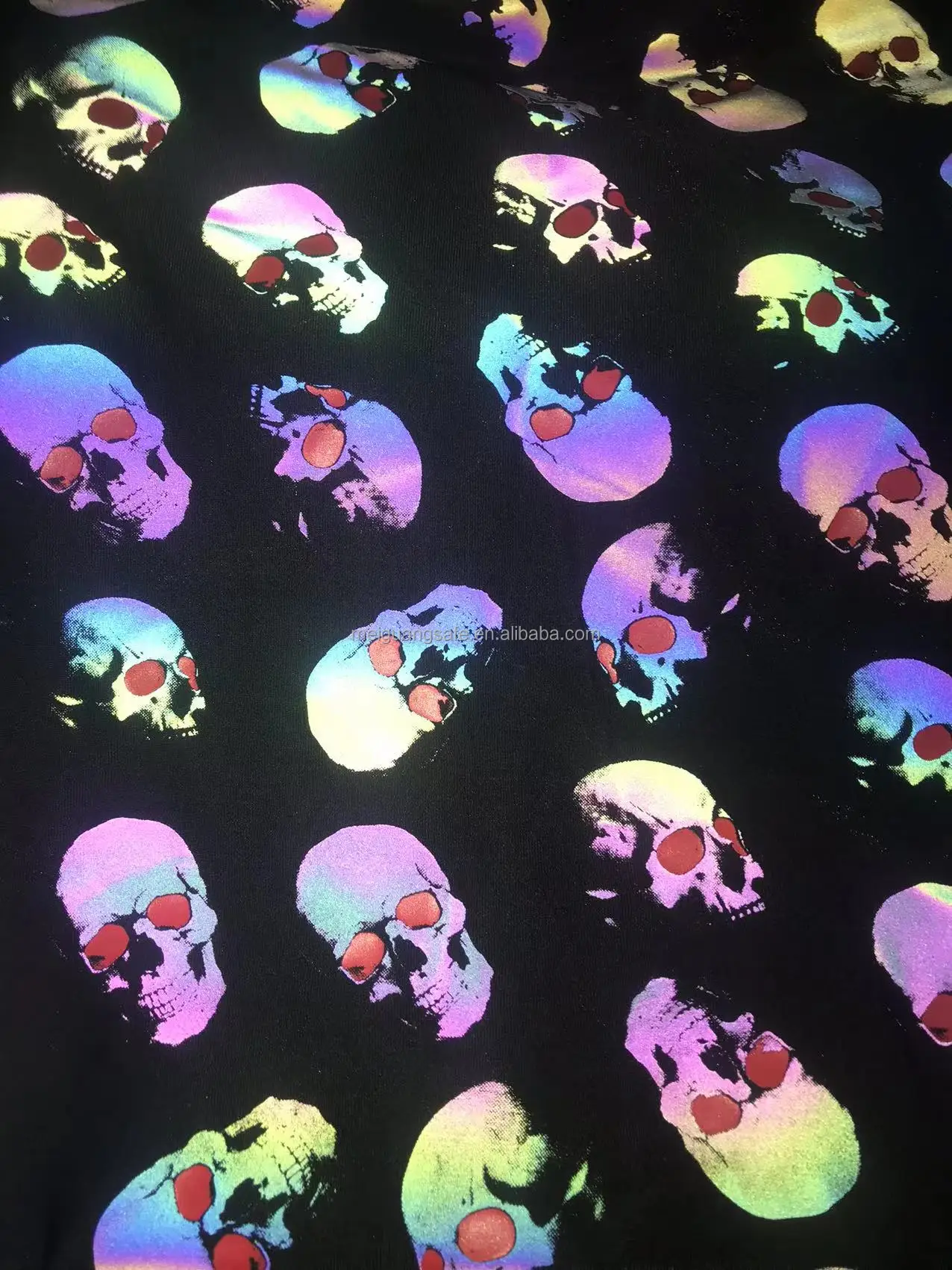 skull printing rainbow