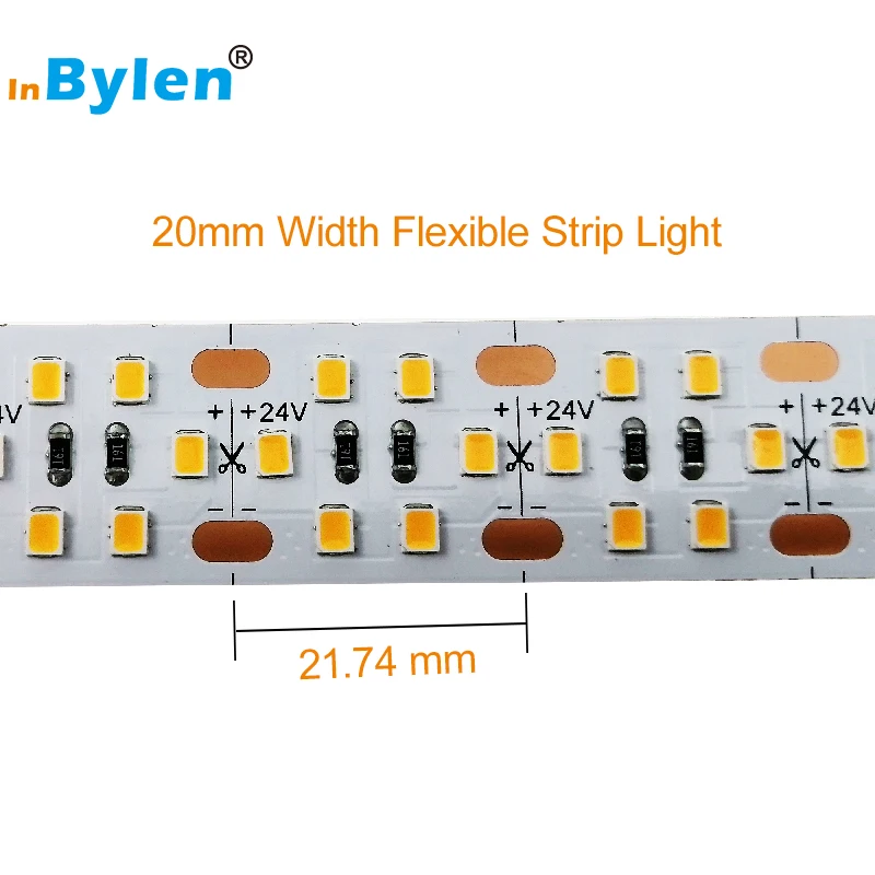 2835 Led Strip Light Ra90 Led Strip Light Wholesale 20mm Width Flexible 24W Ra80 Shenzhen Led Bluetooth PCB Led 10-18v 9012 0.5