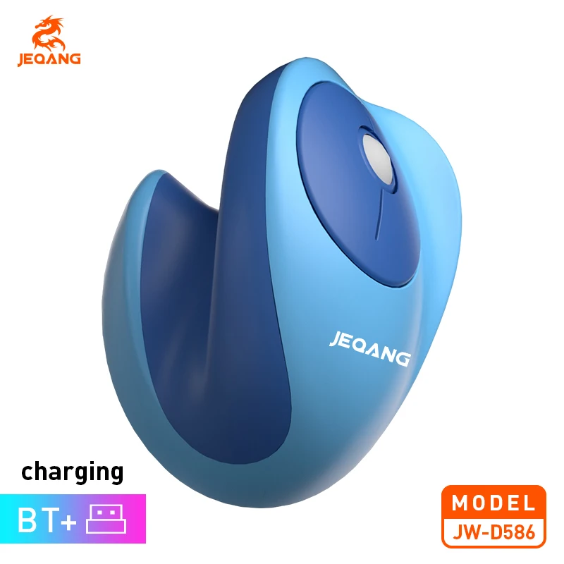 Factory Directly Sells 3D Ergonomic Dual Mode Silent Optical Slim Finger Wireless Gaming Mouse USB Wired Bluetooth 2.4GHz