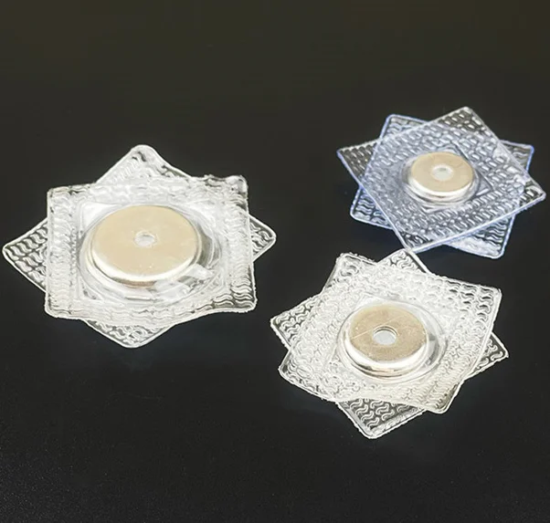 Custom Pvc Hidden Sewing Magnet Snap Button Badge Strong Disc Neodymium Magnets Invisible Magnetic Buttons For Clothing Bags