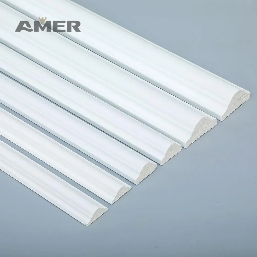 Rongke OEM Factory Wholesale Solid Wood Oak Skirting Colors Wire Trim Tile Strip Wool Board with Led