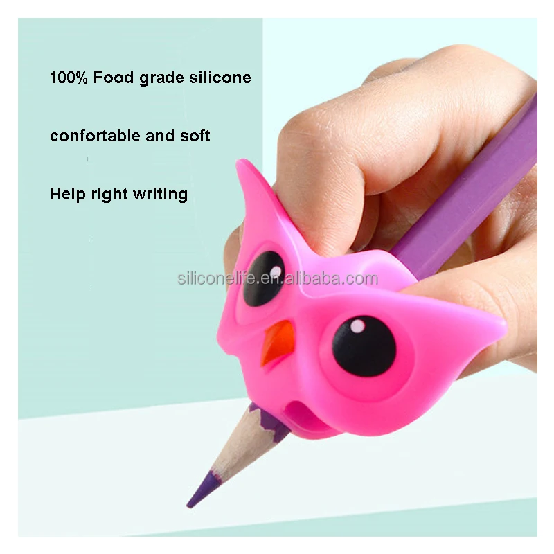 Pencil Grips for Kids Handwriting, Ergonomic Writing Training Aid Correction Silicon Gel Pencil Grip for Children Preschoolers