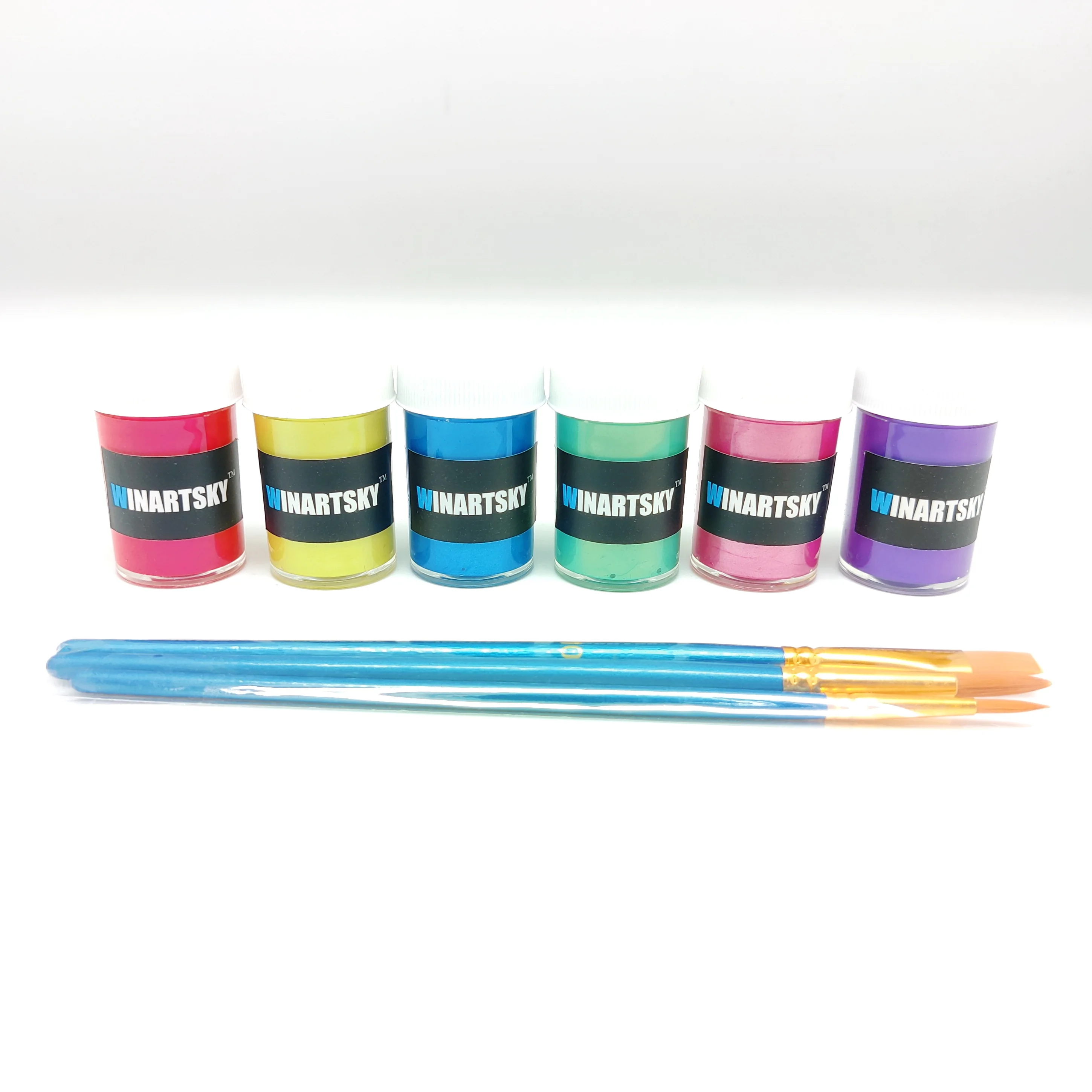 Высокое качество, конкурентоспособная цена, набор металлических акриловых красок для рисования детей