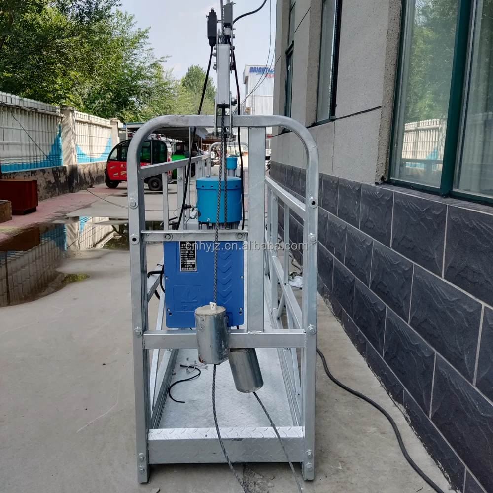 Высококачественное оборудование для чистки фасадов зданий высотой 800 кг ZLP800, подвесная платформа, строительная колыбель, фабрика гондолы