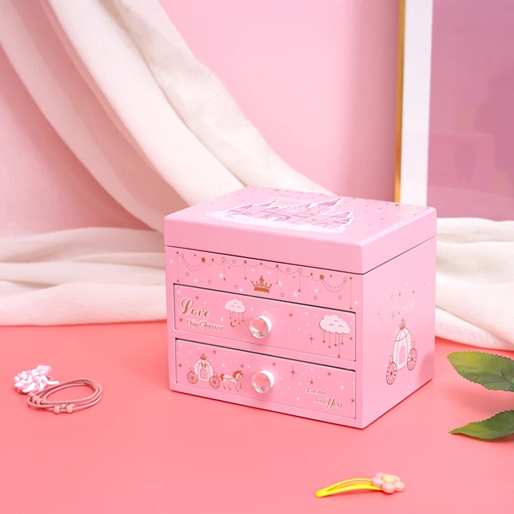 
Wholesale Cheap Custom Music Box Wooden Ring Jewelry Box 