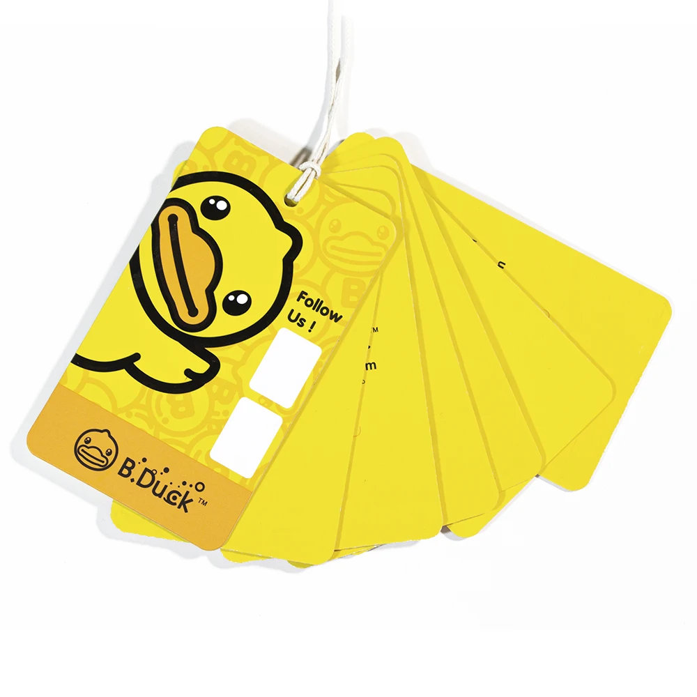 Name Logo Brand Tags Kraft Paper Tags Metal Eyelet Clothing Hang Tags Custom Free Design Printing