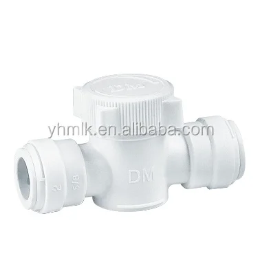 Hot sale DM  Hand Valve Union Connector  Quick Valve Adapter 3/8 Tube for Beverage System