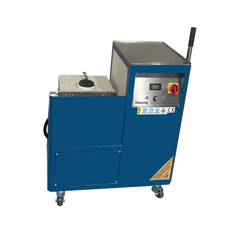 Hot Sales Hasung powerful Gold Melting Induction Furnace Manual Pouring 15-30KW Gold Melting Induction Furnace Melting Machine