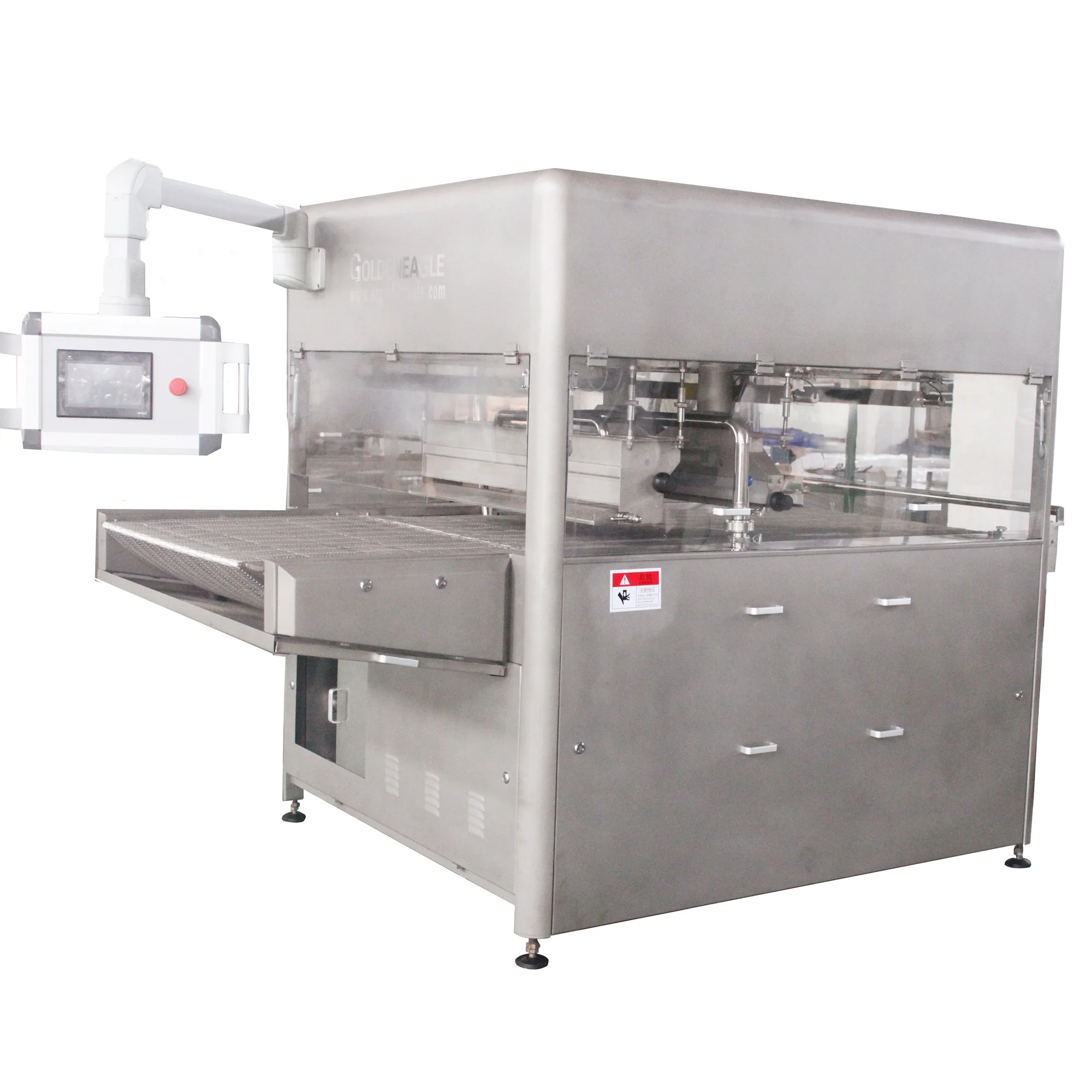 SJP600 PLC CE сертифицированная машина для нанесения шоколадного покрытия/машина покрытия