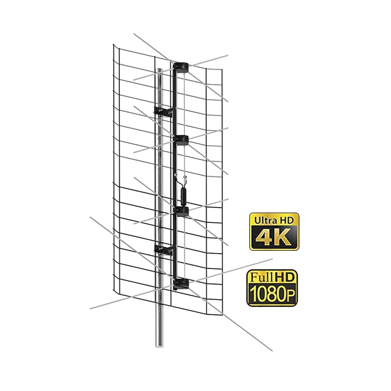 Wholesale Outdoor Tv Antena high gain long range aerial strong singal Vhf Uhf yagi tv antenna digital