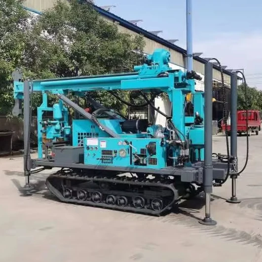 Depth 280m Rotary Crawler Drilling Rig Used in Mine or Water Well Truck Mounted Drill Rig