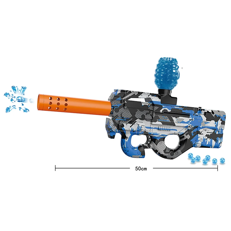 Electric Water Bullets Gel Splatter Ball Gun Blaster Guns Automatic Shooting Games Model Toy Gun