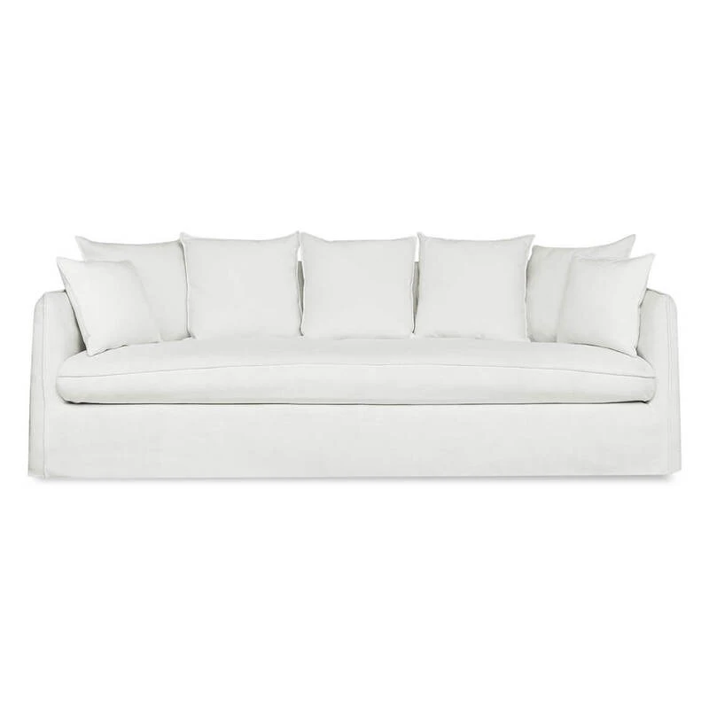 Modern slip cover white modern accent chair white slipcover couch chair modern sofa set furniture Italian luxury