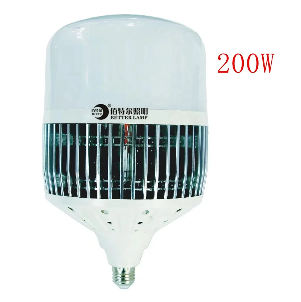 High Lumen T Shape SMD LED Light Bulbs E27/E40 10W/30W/50W/100W Power White Warm Yellow for Residential Warehouse Use
