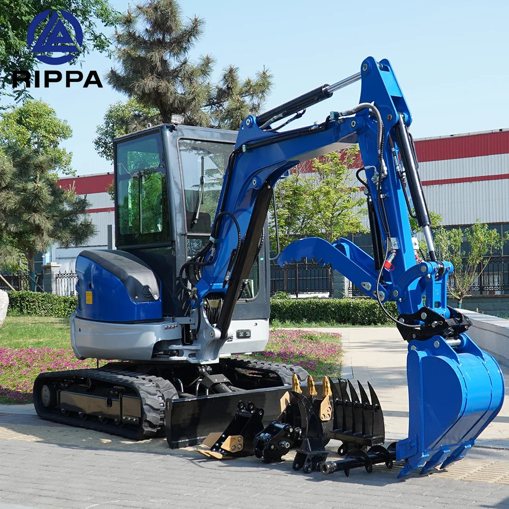 Free Shipping Construction Specific Mini Excavator 3 Ton Custom Bagger Micro Digger 3.5Ton Mini Excavator