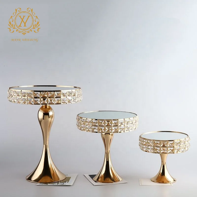 Wedding Hotel Decoration Dessert Plate Cake Table Wedding Scene Restaurant Metal Cake Stand Set