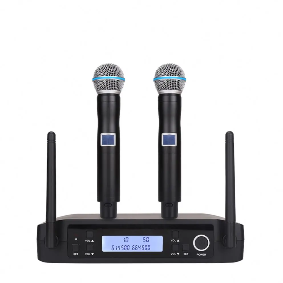 Многофункциональный автоматический профессиональный беспроводной микрофон с инфракрасной частотой