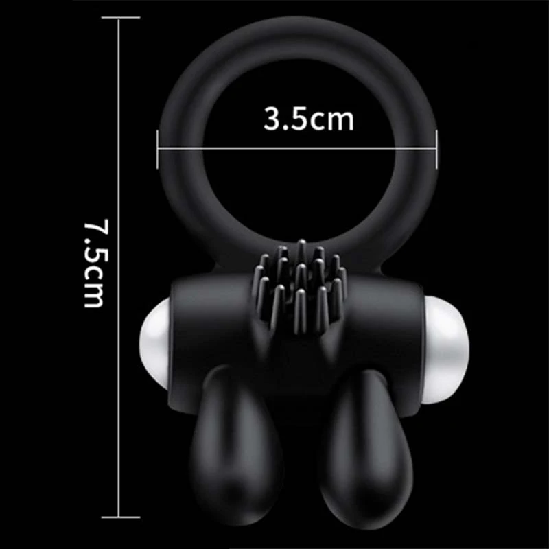 rabbit vibrators silicone electric cock ring men penis ring cock toy testicle vibrating boys tpe penis rings