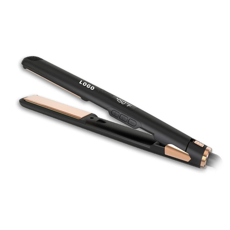 Flat Irons LCD Display Titanium Hair Straightener PTC 30s Fast Heat Hight Temperature Memory Hair Styler Straightener