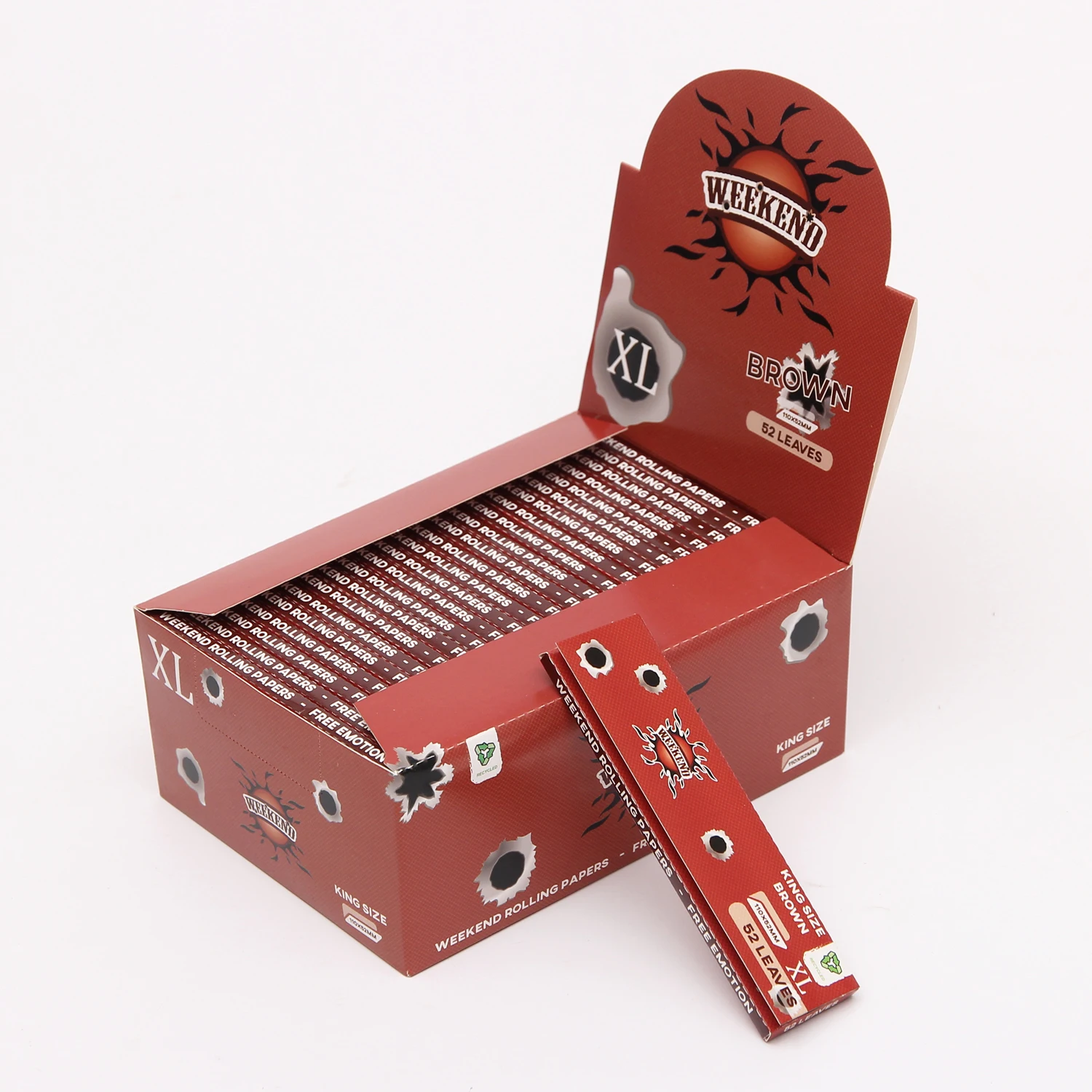 2021 Custom Logo 110MM Flavoured Pre Rolled Smoking  Rolling Papers