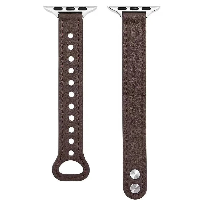 Factory Direct Sale Standard Quality Charm Designer Premium Leather Mk Concise Watch Band