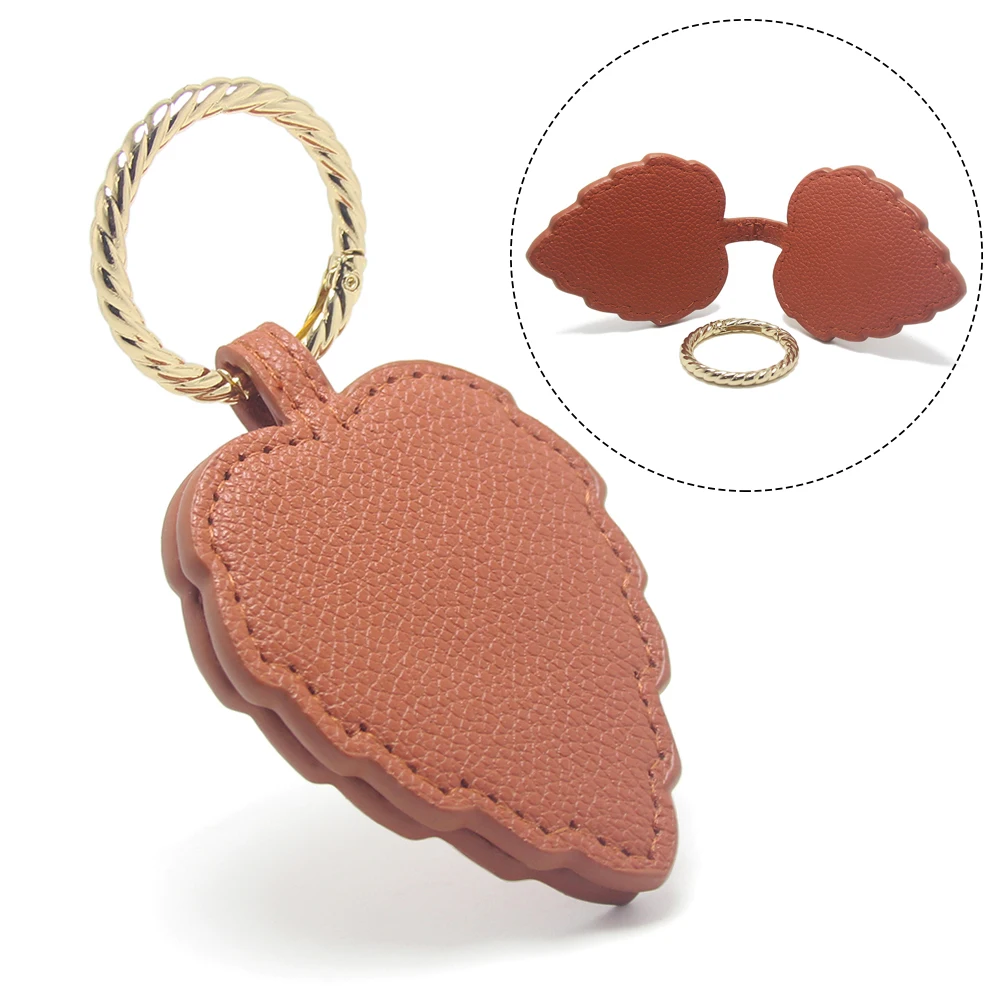 Leather Keychain Magnetic Golf Hat Clip Magnet Keyring Money Clip Holder Wallet Key Holder Book Mark Leather Magnetic Key Holder