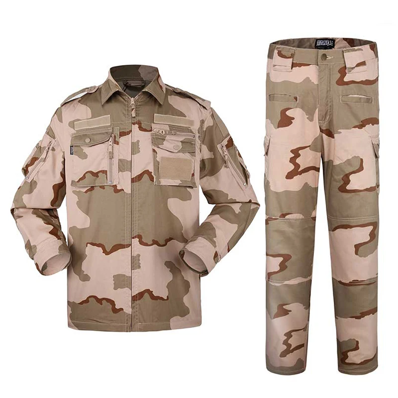 CXXGZ camouflage jacket and pant whole set good price quality Tactical combat BDU uniform