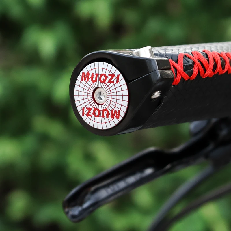Muqzi 1 пара велосипед бар концевые пробки для MTB дорожный из алюминиевого сплава велосипеда руль Торцевая
