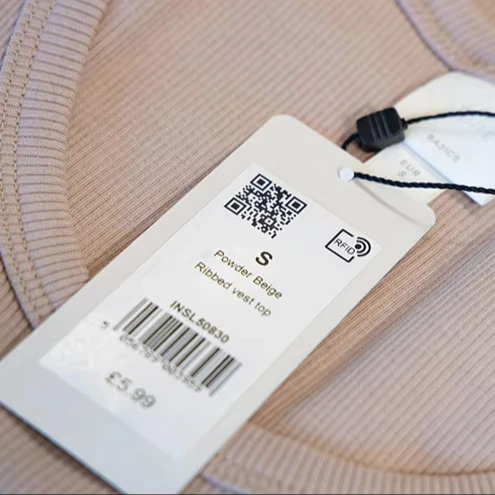 Clothing Security Tag Rfid Tags Clothes Hanging paper Christmas Hang Tag