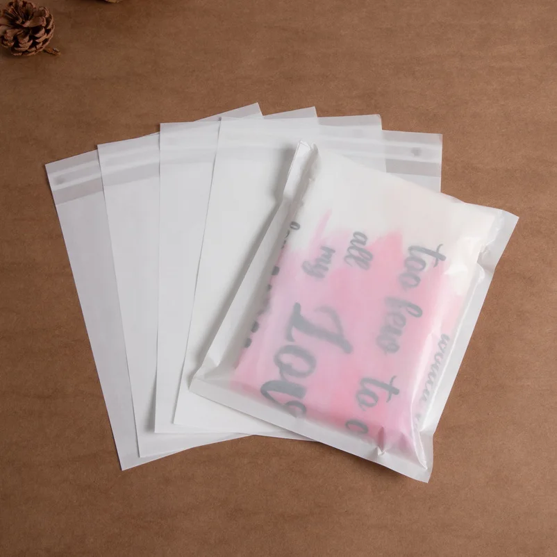 Custom logo Waterproof Eco-Friendly Glassine Ppaer Envelope Moisture-proof Compostable Glassine Paper Bag For Clothing