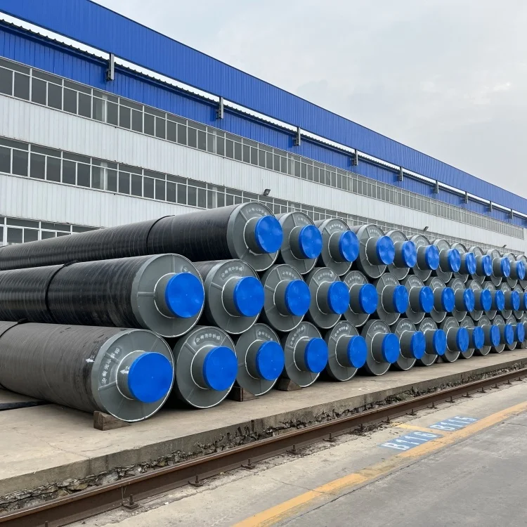 glass wool insulation wrapped steel sleeve jacket steam steel pipe for high temperature heat resistant