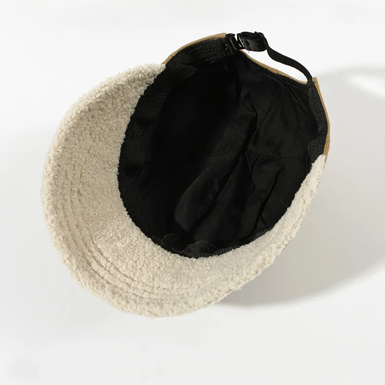 Quality winter bucket hat winter faux fur furry bucket hat fluffy fu fashion warm Fisherman hat for women