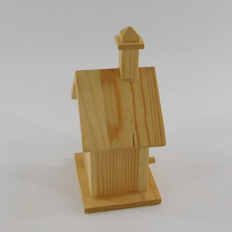 Customized Wholesale Indoor Decoration Bird Houses Decor Wooden Birdhouse
