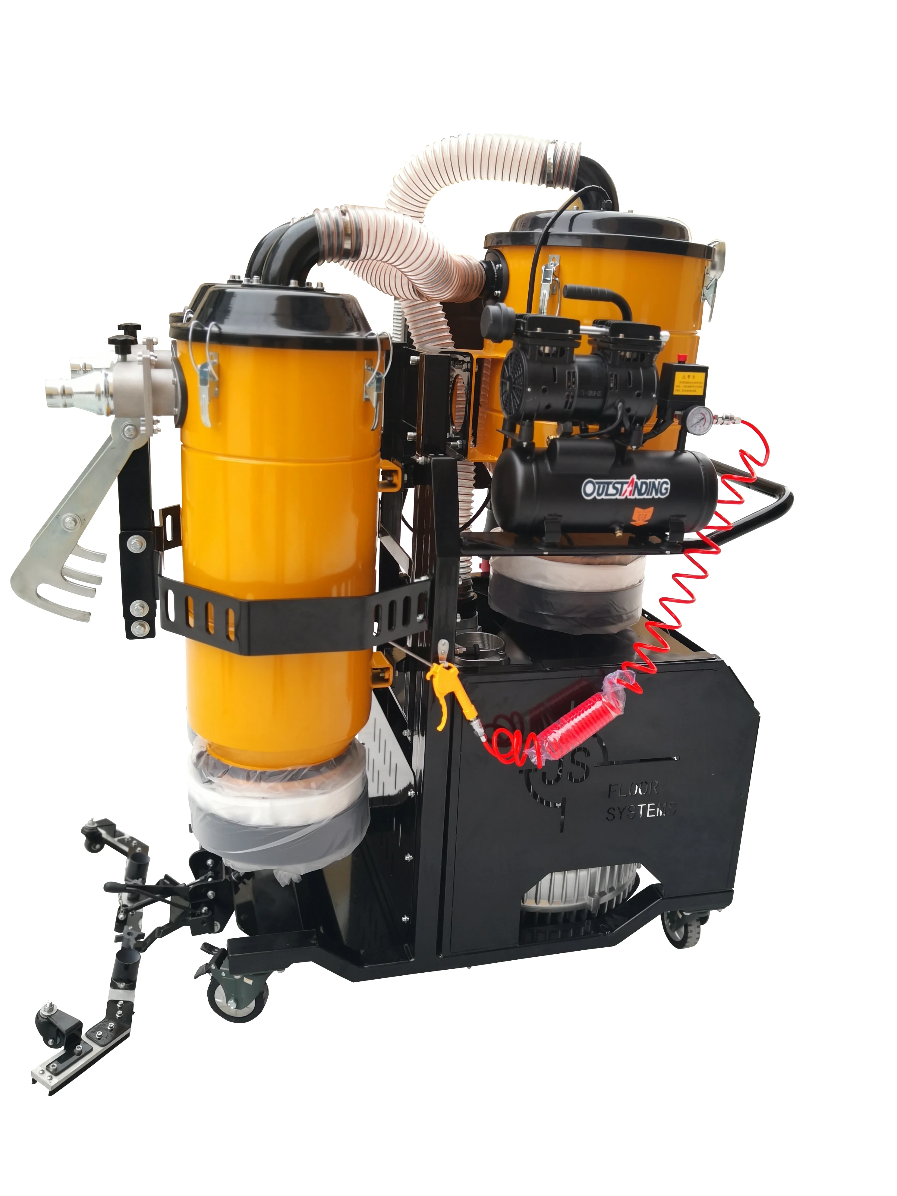 JS V9 China factory high quality dry industrial vacuum cleaner remote control wall-mounted vacuum cleaner