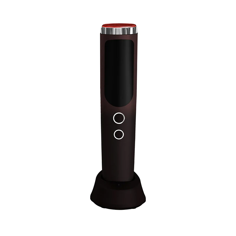 Hand held automatic infrared red light therapy sonic face lifting device beauty instrument