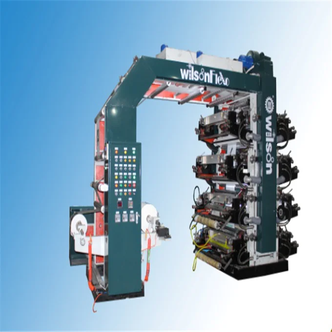 
Cascading multicolor icon flexographic printing machine 