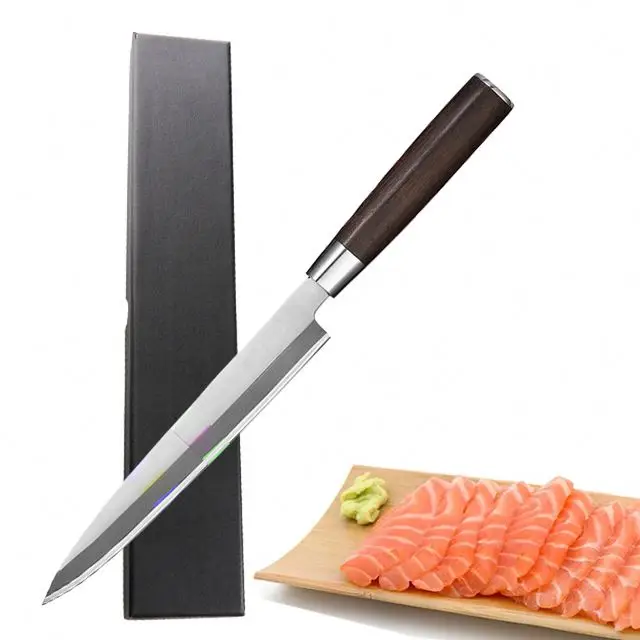 Wholesale 5CR15MOV  12 Inch 300MM Sashimi knife with Wenge  handle supply to restaurant