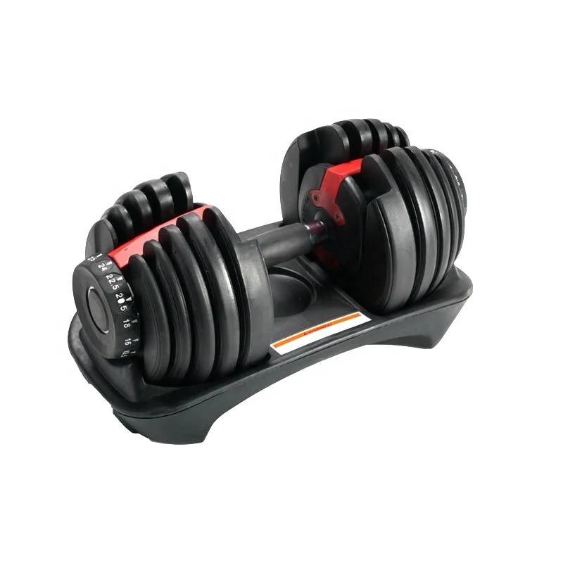 24kg Custom Logo OEM China 552 Equipment Exercise Power Iron Set Fitness Free Weight 52.5LB 24 Kg Automatic Adjustable Dumbbell