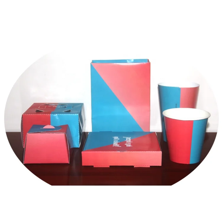 Bags Cups Bowls Containers Boxes Chinese Food Playing Set Manufacturer  Wholesale Custom Logo Print Restaurant Takeout Paper Bag