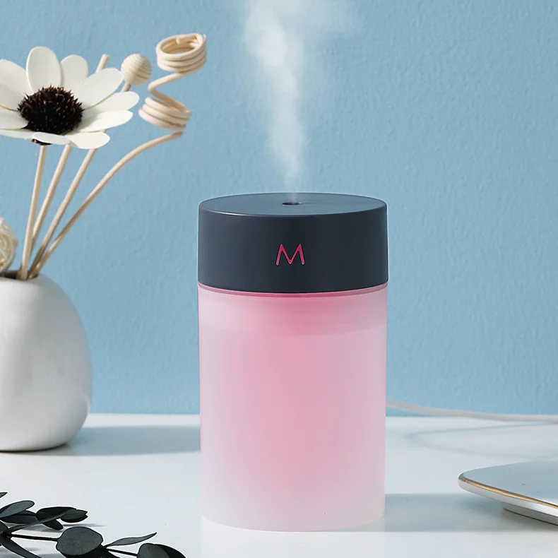 USB Ultrasonic Essential Oil Diffuser 260ml Portable LED Lamp Mist Aromatherapy Sprayer for Home Mechanical