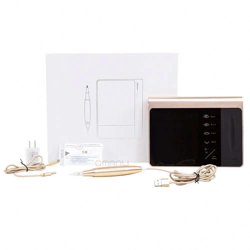 Microblading Supplies Tattoo Machine Black Pearl Microblading Machine Kit For PMU Eyebrow Tattoo Cartridge