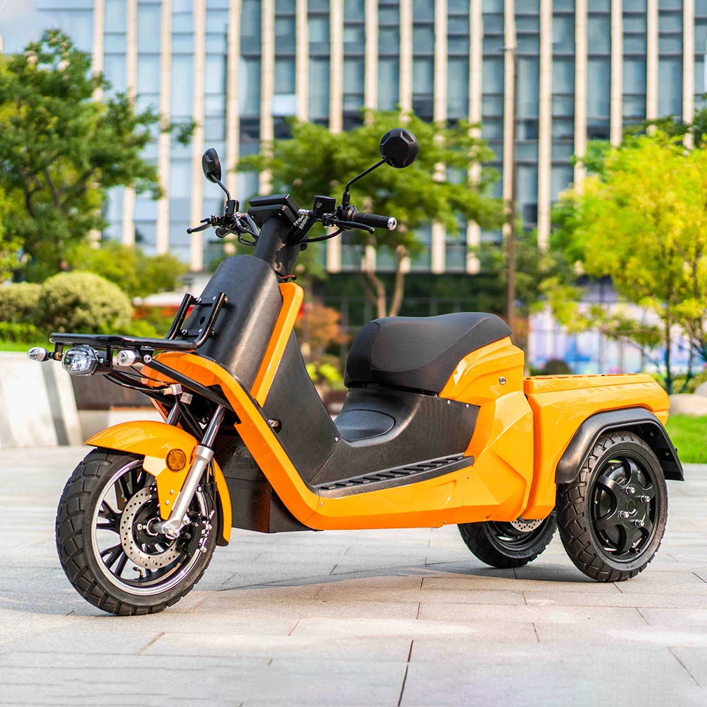 New Design Large Power Three Wheel Electric Bike With Boxes 2024 Hot Sale 72V 50AH 2000*2W Multifunctional Electric Cargo Bike