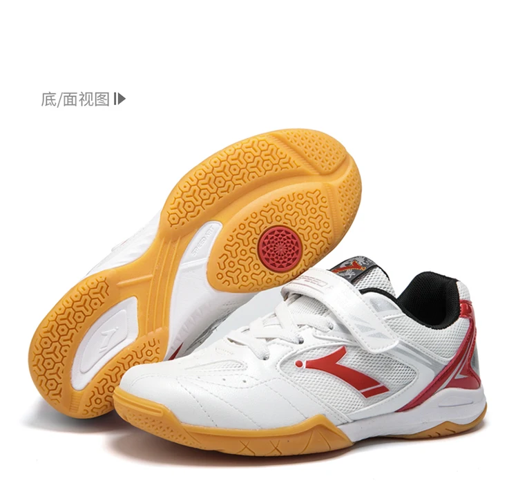children hot professional  table tennis shoes Nano PU technology Easy to clean Anti-eversion protection