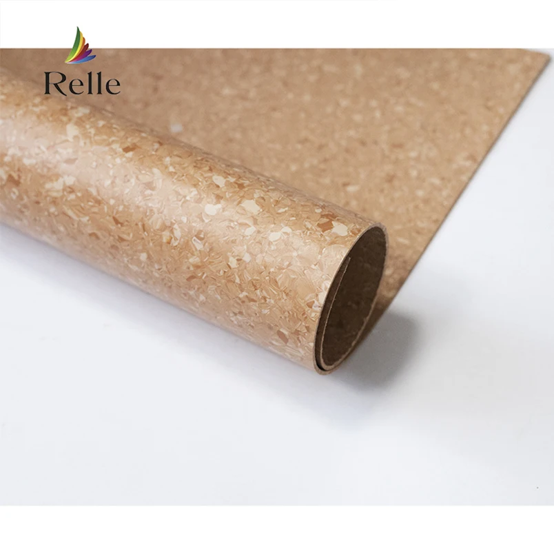 Relle commercial waterproof fireproof pvc non-directional homogeneous linoleum vinyl sheet flooring rolls