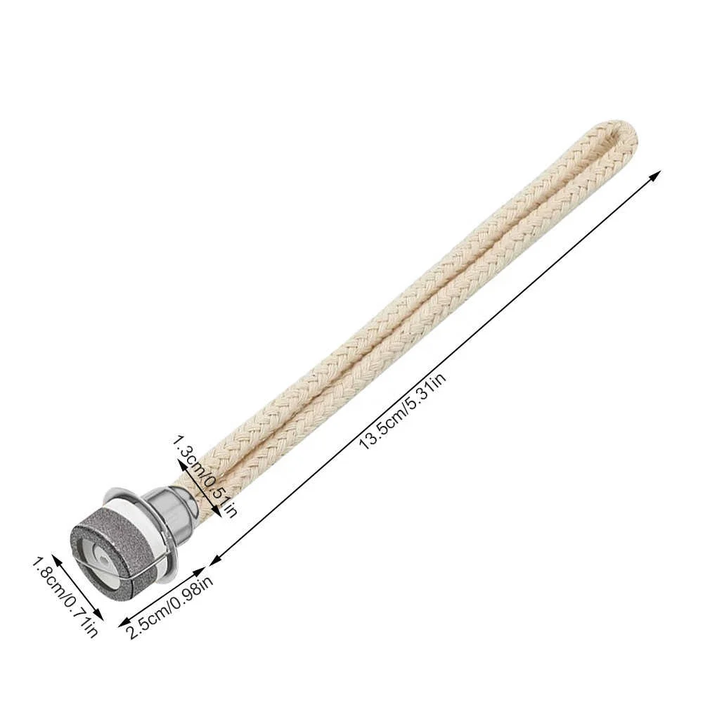 Fragrance Lamp Wick Oil Diffuser Replacement Wick Burner Parts Silver Small