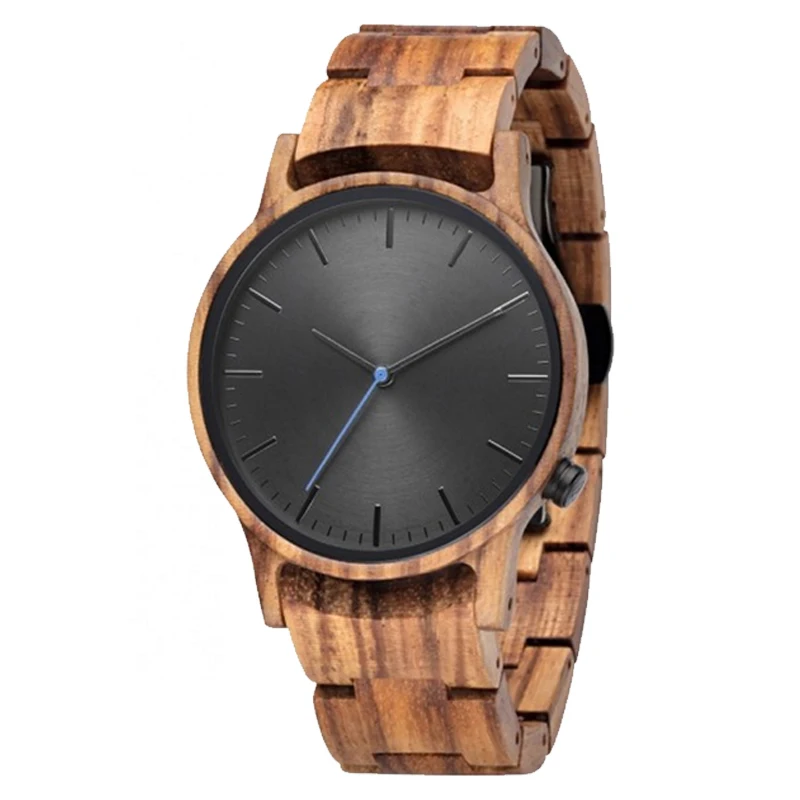High quality luxury fashion wristwatch men branded your logo oem wood watches