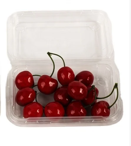 Customized disposable micro-label fruit transparent blister packaging box