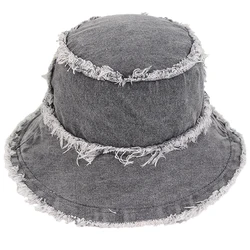 Панама с широкими полями женская, летняя складная шляпа от солнца, с необработанным краем, для пляжа, отдыха, путешествий, улицы