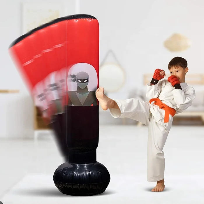 Inflatable Kids Punching Bag boxing bag tumbler toy for training Taekwondo