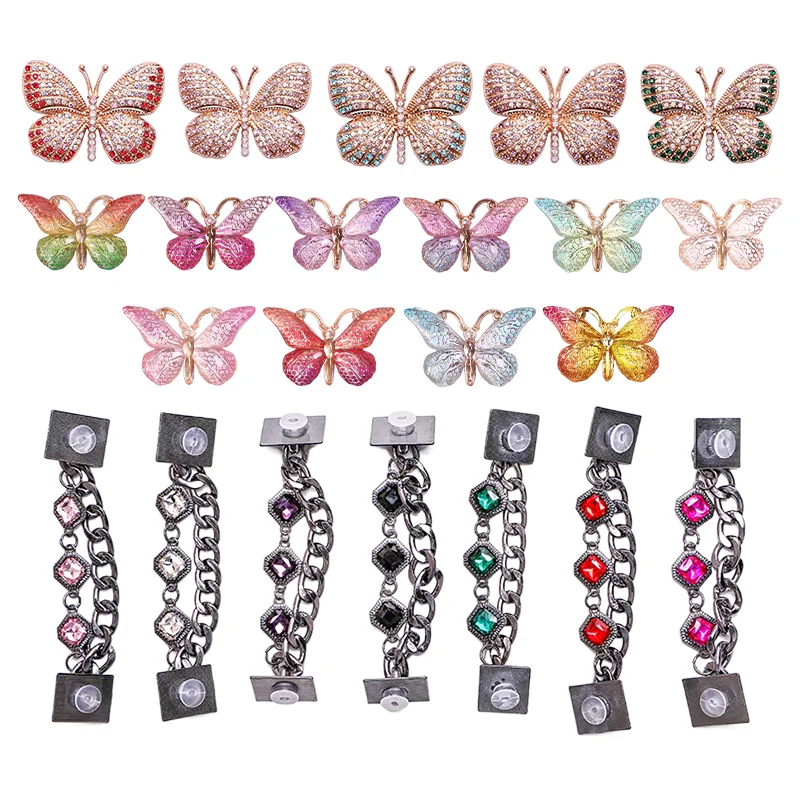 Glam Bling Croc Charms Designer Croc Charm Blings In Bulk Wholesale Bling Croc Charms Luxury Metal Designer